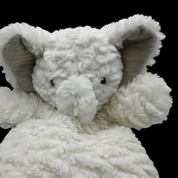 Mary Meyer 12” Afrique Elephant Lovie white beanbag/plush toy - Picture 1 of 6